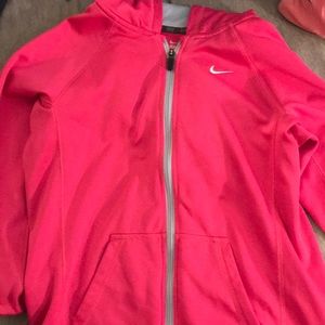 Pink nike sweatshirt